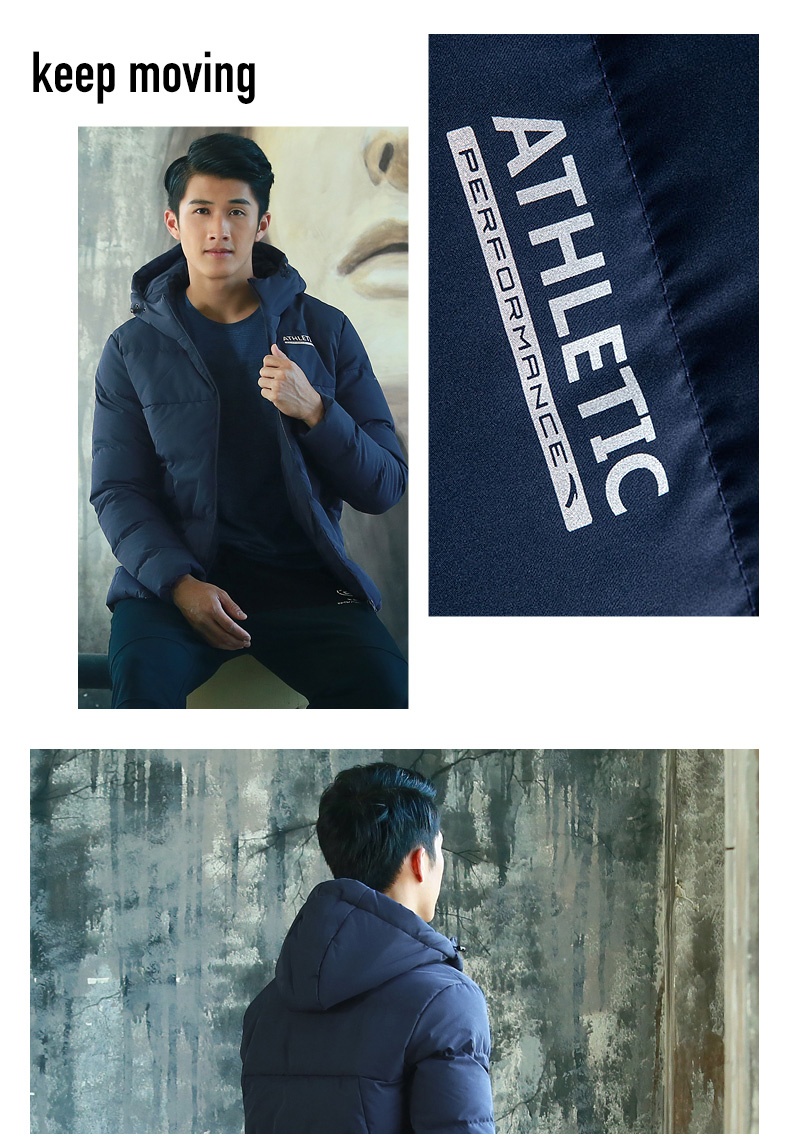 Anta down jacket nam 2018 mới mùa đông đích thực dày ấm thời trang cotton ngắn quần áo thể thao nam áo phao thân dài nữ đẹp