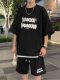 Fake Two-Piece Casual Sports Suit for Men, Summer Trendy Brand Short-Sleeve T-Shirt and Shorts, Men's High-End Style Matching Set