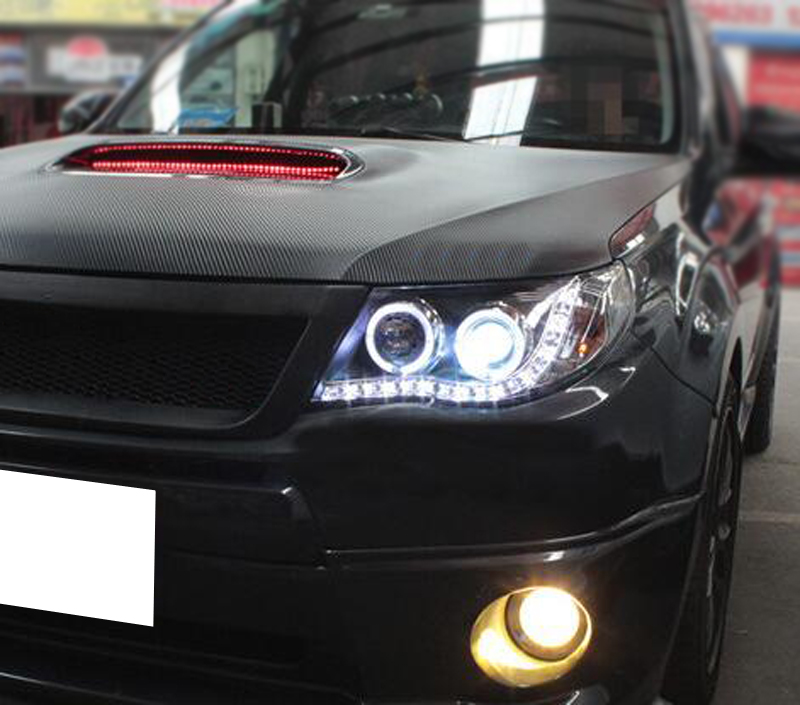 Bi Xenon Projector Headlight Double Halo Angel Eyes For Subaru Bi Xenon Projector Headlight Double Halo Angel Eyes For Subaru Forester 2008 12