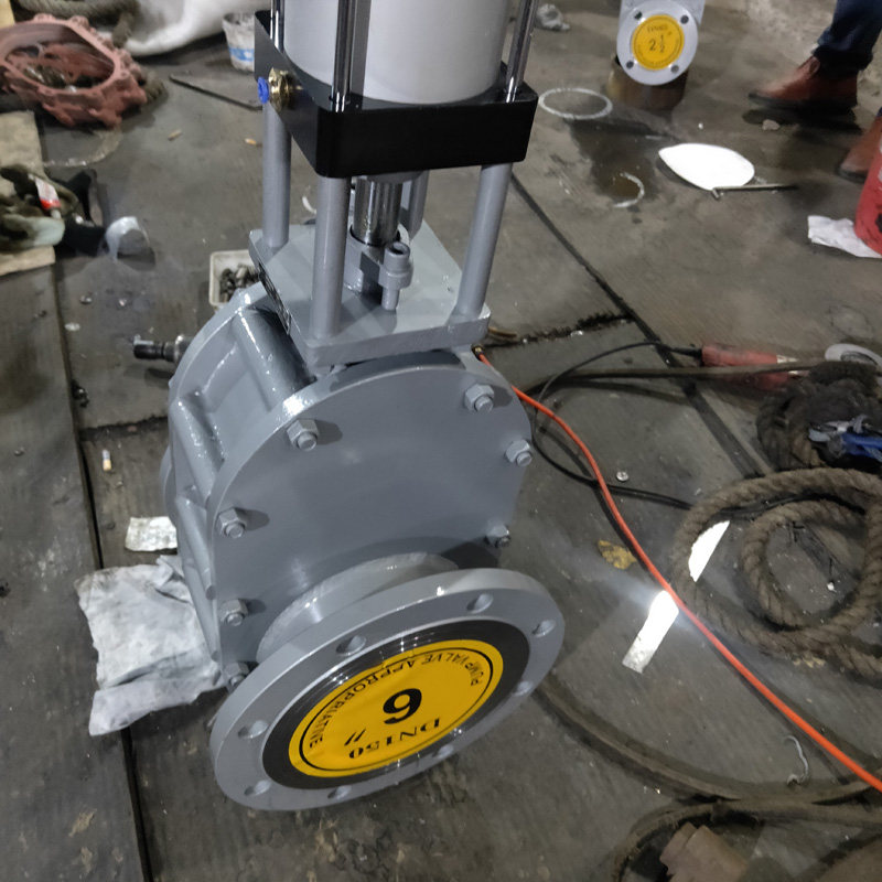 Manufacturers produce Z644TC-10C DN50-DN300 ceramic parallel double gate gate valve dry ash valve report