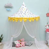 ins childrens tent indoor Princess game house wall hanging bedside decoration bed mantle male and girl room reading corner layout