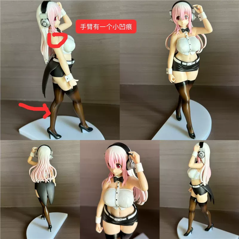 Фигурка Guangu Super Sonico ручной работы, двухмерная сценка, варианты окраса (12,5×7×14,5 см)