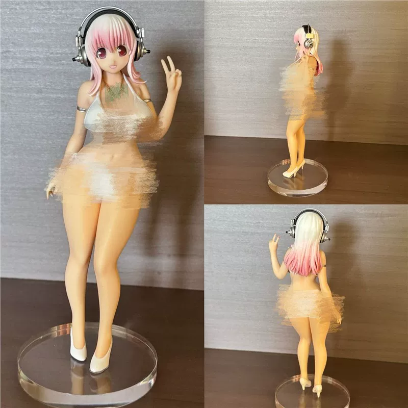 Фигурка Guangu Super Sonico ручной работы, двухмерная сценка, варианты окраса (12,5×7×14,5 см)