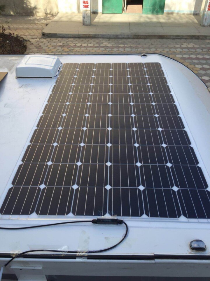 300w flexible solar panel RV trailer trailer room box attached to the roof size can be customized 12v