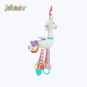 jollybaby婴儿玩具车载出行安抚玩偶床铃安全座椅车挂件儿童礼物实付36.8元到手包邮