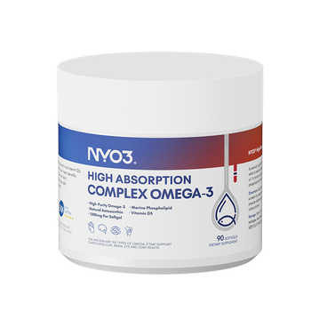 【自营】NYO3实测95%纯度深海鱼油软胶囊omega3高吸收磷脂型90粒实付127.9元到手包邮 【自营】NYO3实测95%纯度深海鱼油软胶囊omega3高吸收磷脂型90粒实付127.9元到手包邮