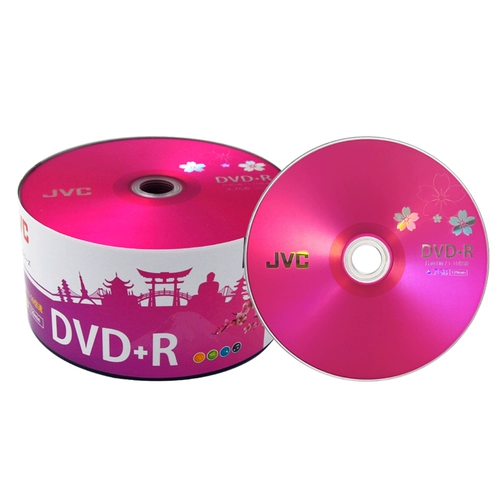 JVC/杰伟世 Blue Sakura Pink Cherry Series DVD DVD 16 Speed ​​4,7 ГБ пустая горелка 50 таблетки