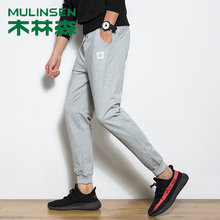 木林森夏季薄款休闲工装裤嘻哈裤子潮