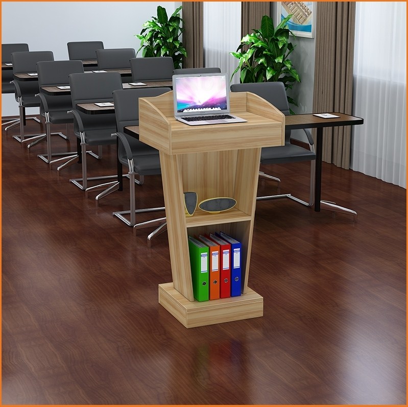 High-end lecture table Conference room podium table Speaker table Dining room Welcome desk Hotel reception desk Counseling desk Teacher