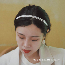 Miss Mary Jane retro fine pearl hair stir-red midsummer night Dream Jewelry Head Hoop Ornament Hair Accessories