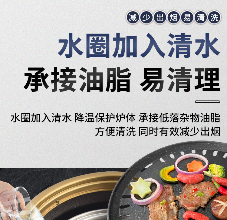Гриль угольный YuanLong серебристый