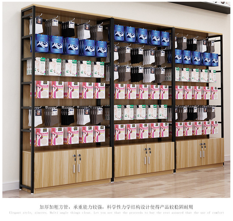 Supermarket small shelves Mobile phone accessories display cabinet Free combination Snack hook jewelry shelf Island rack shelf