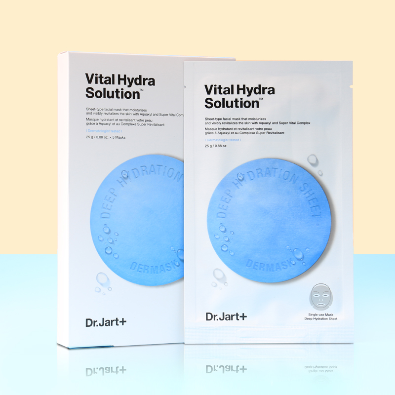 Dr Jart Tidyati Blue Pill Mask Moisturizes A Slice