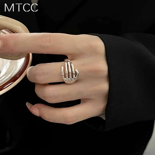 Демисезонное регулируемое кольцо в стиле хип-хоп, популярно в интернете, на указательный палец