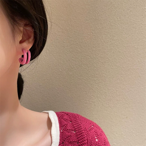 Брендовые модные ретро серьги, серебро 925 пробы