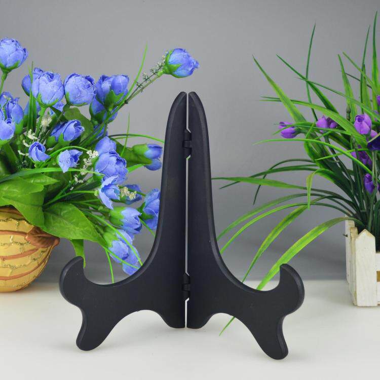 Compass Rack Pendulum Table Photo Exhibition Rack Round Porcelain Pans Handicraft Pendulum Decorated Base Tea Cake Ceramic Disc Kickstand