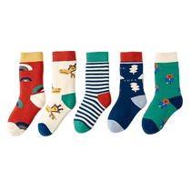 Autumn and winter terry socks thickened childrens socks baby trendy boys and girls boneless winter plus velvet socks with longer tube