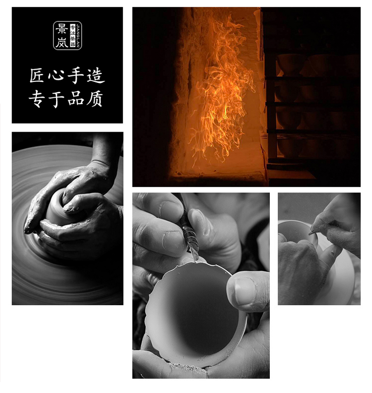 Kung fu tea accessories small tea in hot sea built water white porcelain dou jingdezhen ceramic Japanese tea taking simple water washing