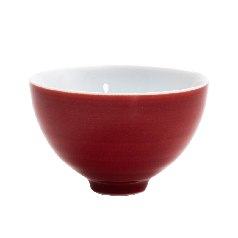 JingLan four color master cup of jingdezhen ceramic cups kung fu tea set sample tea cup high temperature ore color glaze single CPU