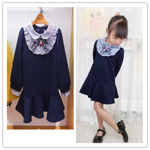 Autumn set, long-sleeve, skirt