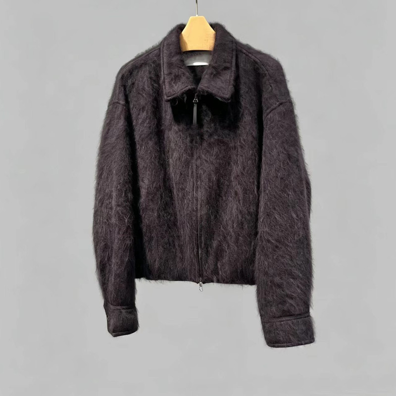 Mm Mai Mai 26 Retro Sheep Wool Fleece-Lined Stand-Collar Short Woolen Jacket for Women 5Ha370751 Mm Mai Mai 26 Retro Sheep Wool Fleece-Lined Stand-Collar Short Woolen Jacket for Women 5Ha370751