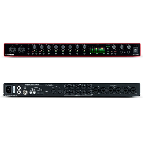 Focusrite Foxt 18i20 Профессиональный аудио -интерфейс внешний аудиокарта