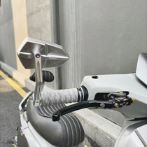 Suitable for Yamaha NMAX XMAX300 modified motorcycle handlebar rearview mirror Baphomet reflector