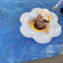 Korea ins children swimming circle infant underarm arm circle boys and girls lifebuoy baby flower sitting circle 0-6 years old