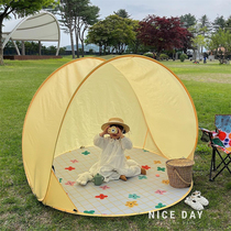 Korean ins childrens tent play house baby play house camping outdoor folding portable beach small tent
