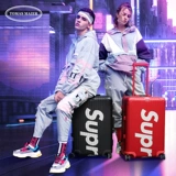 Чемодан, универсальная красная вместительная и большая коробка для путешествий, 28 дюймов