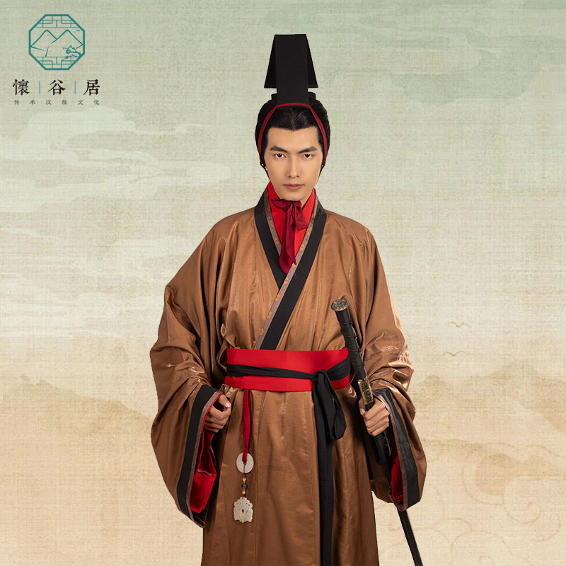 怀谷居兰兮战国直裾袍汉服：复古美学碰撞现代潮流，穿越时空的时尚盛宴！ -汉服连衣裙-淘宝好物网