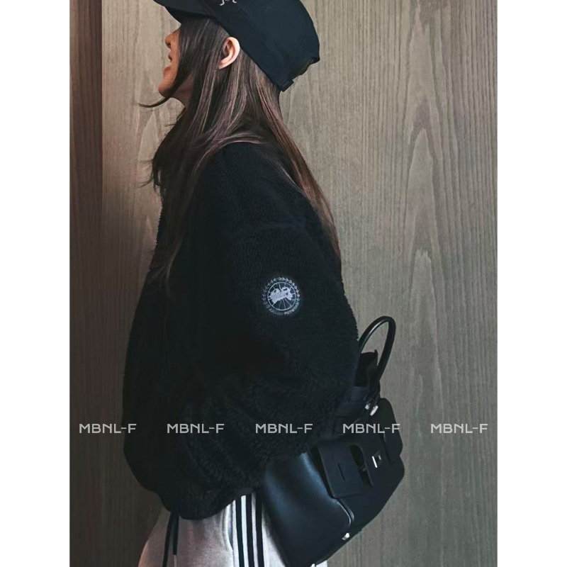 Mbnl-F "Classic Goose Series" Wool-Blend Fleece-Like Stand-Collar Jacket Qin Lei Xm-Xwt6241