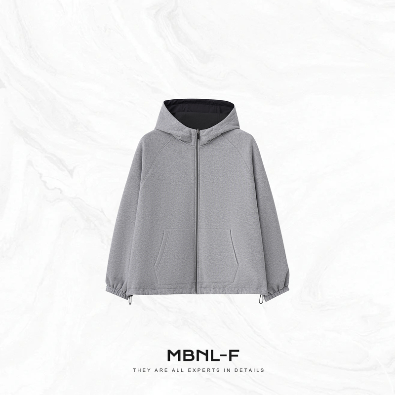 Clearance Sale “Simple Style Sweatshirt” Two-Way Minimalist Hooded Sweatshirt Qin Lei Xm-Xwy3198