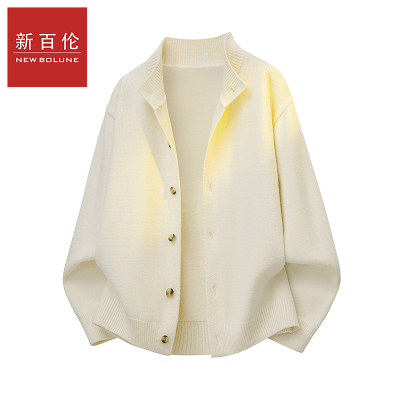 New Balance New Cardigan Jacket Korean Style Men's 2026 Autumn Warm Casual Versatile Trendy Loose Knit Sweater New Balance New Cardigan Jacket Korean Style Men's 2026 Autumn Warm Casual Versatile Trendy Loose Knit Sweater