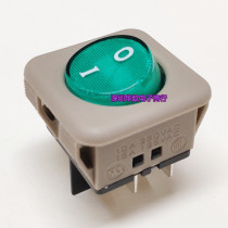 PRONIC R2 Medical big boat rocker switch High current 15A four-legged round green light R21-22C-36