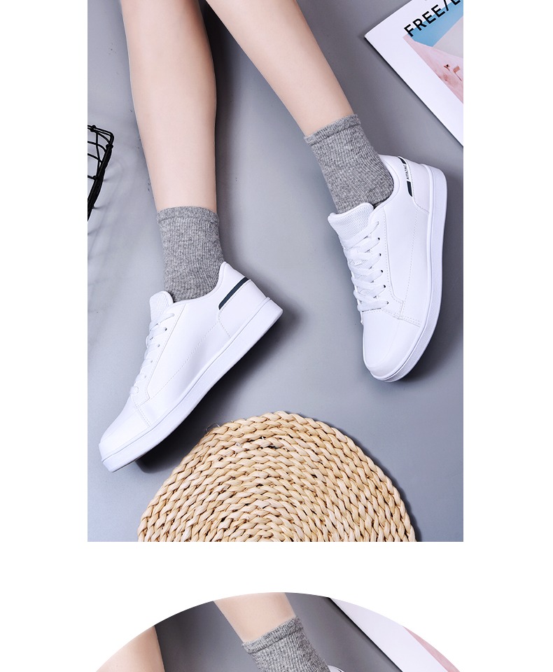 Giày nữ Anta giày nữ Anta2019 hè mới Giày nữ thời trang Giày trắng giày đế xuồng - Dép / giày thường giày tập gym nữ