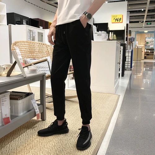 Демисезонные трендовые мужские штаны, в корейском стиле