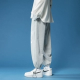 Осенние штаны, в корейском стиле, на шнурках