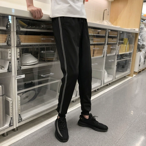 Демисезонные трендовые мужские штаны, в корейском стиле