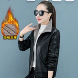 Утепленная короткая зимняя полиуретановая модная куртка, 2024 года, в западном стиле