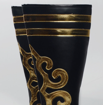 Ethnic dance boots Tibetan Xinjiang Mongolian dance performance shoes womens dance shoes high heels prairie dance performance dance shoes