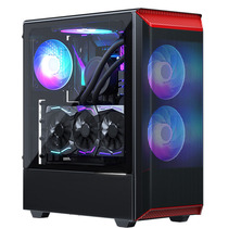 Funder P300 Air double dust panel tempered glass short air duct ATX Water cooled computer desktop chassis