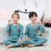 quần áo trẻ em Beibeiyi Bộ Đồ Ngủ Bé Trai Và Bé Gái Bộ Cotton Nguyên Chất Trẻ Em Bộ Đồ Lót Cotton Xuân Thu Trẻ Em Hộ Gia Đình Quần Áo áo trẻ em Phù hợp với trẻ em