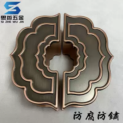 Spot antique big door handle glass door handle solid wood door handle big door handle Chinese glass door handle