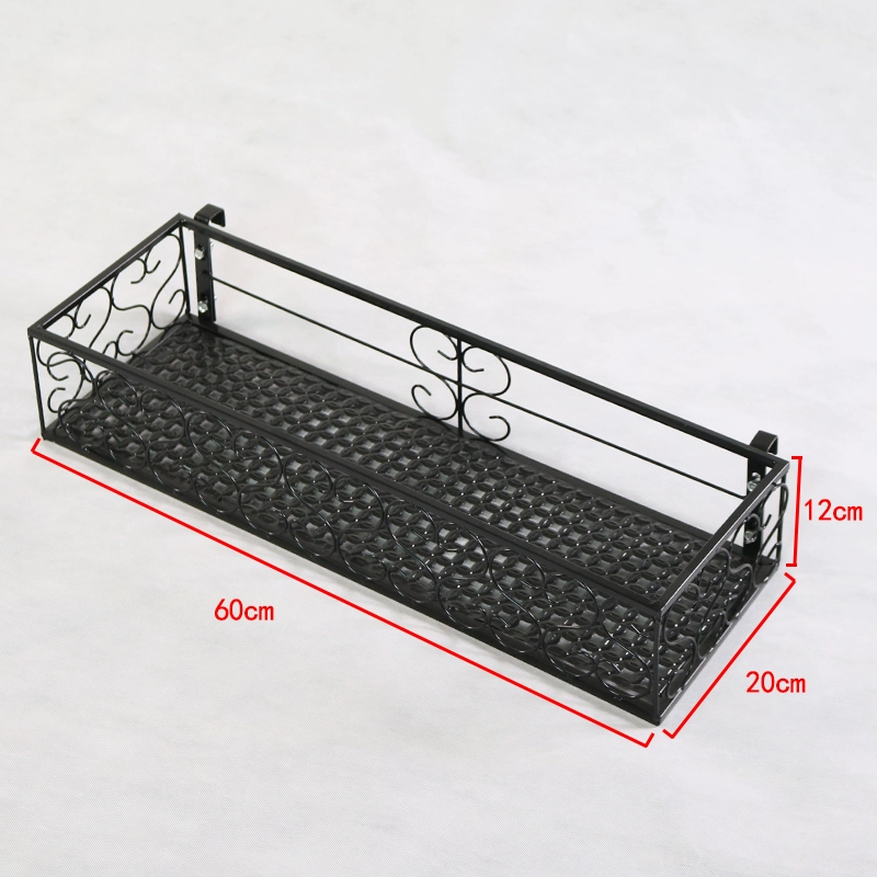 Giá bậu cửa sổ cạnh cửa sổ treo giá hoa ban công giá hoa trong nhà giá treo chậu hoa mọng nước giá treo lan can sắt rèn móc treo kệ cây ban công 