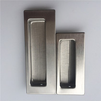 304 steel dark handle Invisible handle Sliding door drawer handle Modern simple handle Embedded LS115 85