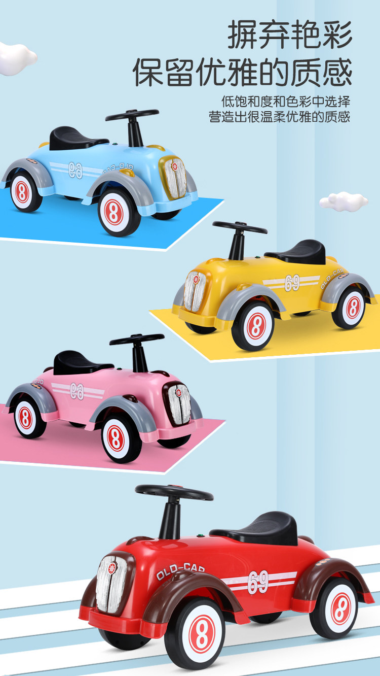 Каталки и педальные автомобили 宝宝滑行车儿童1-2-3岁幼儿周岁礼物溜溜扭扭车婴儿学步车平衡车