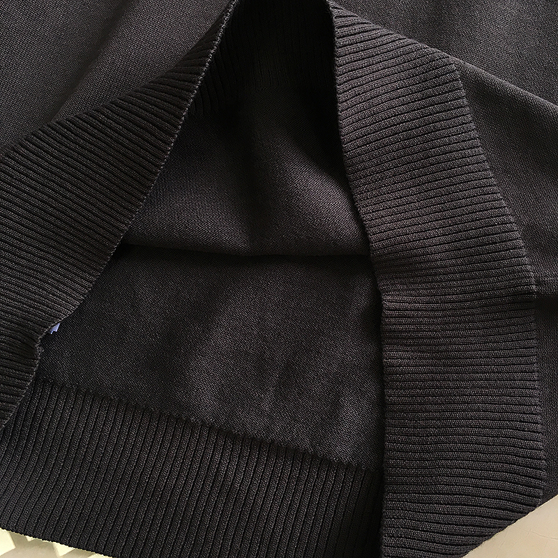 Áo len nam cổ đơn của Anh áo len cổ tròn mùa thu và áo len nam dài tay giản dị - Hàng dệt kim áo len cardigan nam