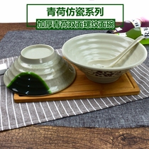 Qinghe ramen bowl instant noodle bowl imitation porcelain tableware beef noodle bowl plastic soup noodle bowl rice bowl spicy hot Bowl