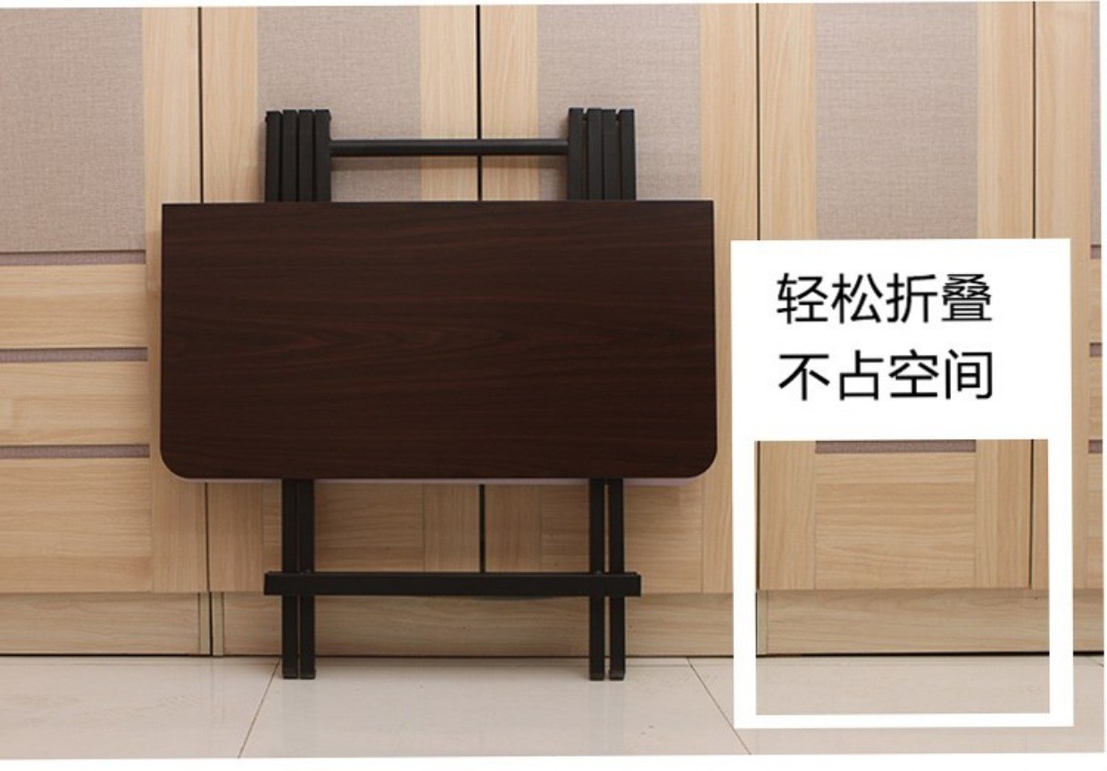 Phòng ngủ ký túc xá bàn vuông nhỏ với bàn gỗ rắn trẻ em có thể gỗ rắn học viết bàn phòng ngủ gấp vuông - Bàn bàn xếp gỗ